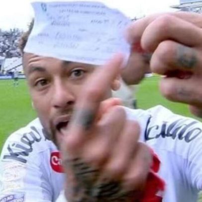 Neymar é substituído por engano e se revolta em jogo do Santos