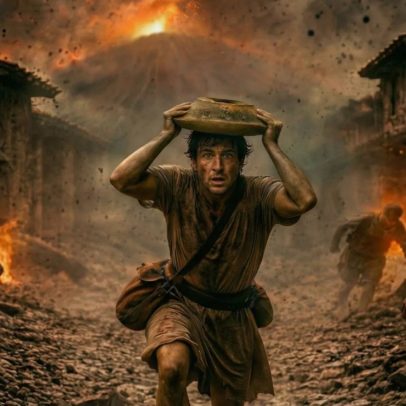 Parque de Pompeia usa IA para recriar últimos momentos de homem na erupção