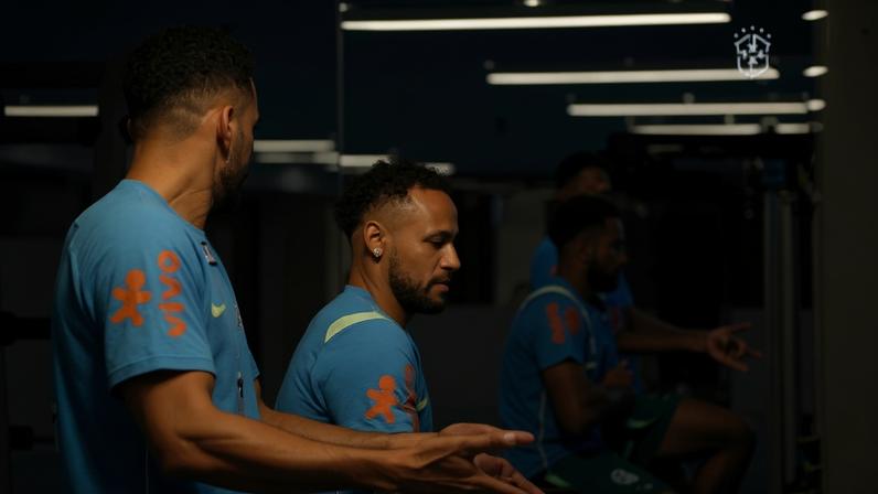 Reprodução/CBF - Legenda: Neymar está fora de combate