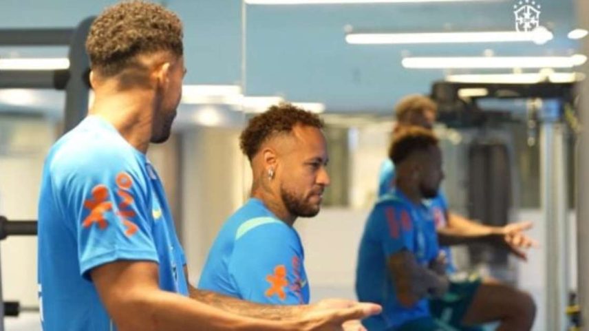 Reprodução/CBF - Legenda: Neymar está fora de combate