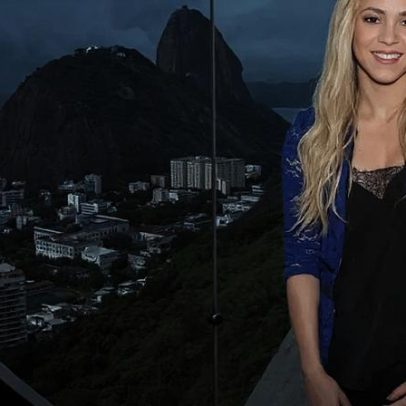 Shakira visita o Maracanã antes de show em Copacabana