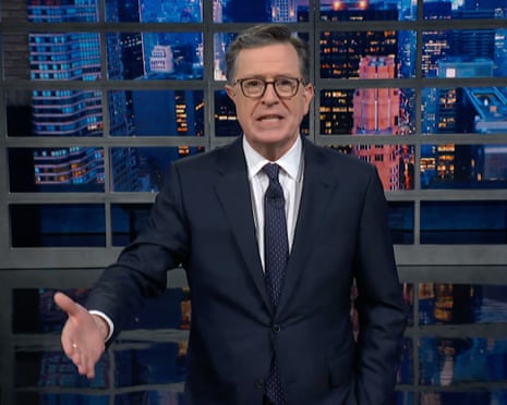 The Late Show with Stephen Colbert on 14 May 2026.