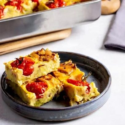 Torta de vegetais proteica com 3 receitas para o lanche da tarde