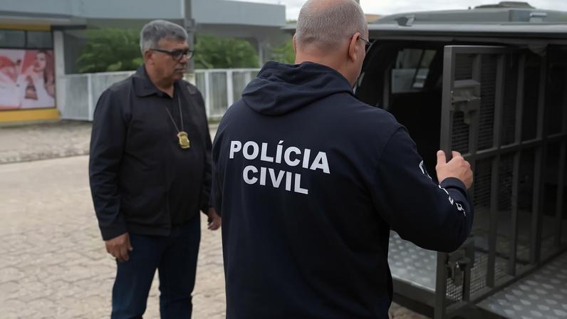 Homem preso em São Lourenço do Sul
