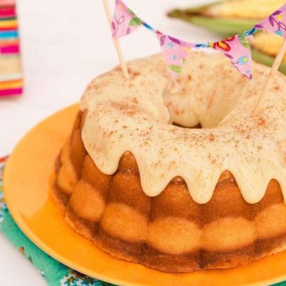 Bolo de milho com brigadeiro de canela promete inovação na festa junina