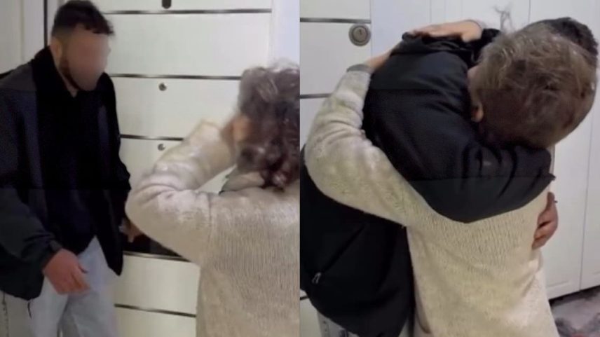 Ezra reencontrou a mãe após ser resgatado do Irã por uma missão. (Foto: Reprodução/Instagram/The Nazarene Fund).