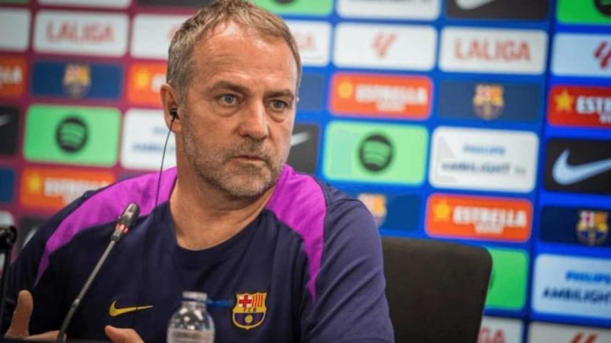 Hansi Flick, técnico do Barcelona