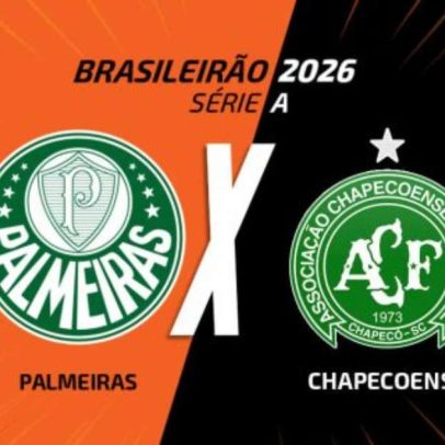 Palmeiras x Chapecoense: onde assistir, escalações e arbitragem