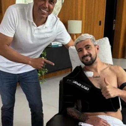 Arrascaeta inicia recuperação de fratura na clavícula