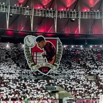 Torcida do Flamengo provoca Palmeiras antes do confronto