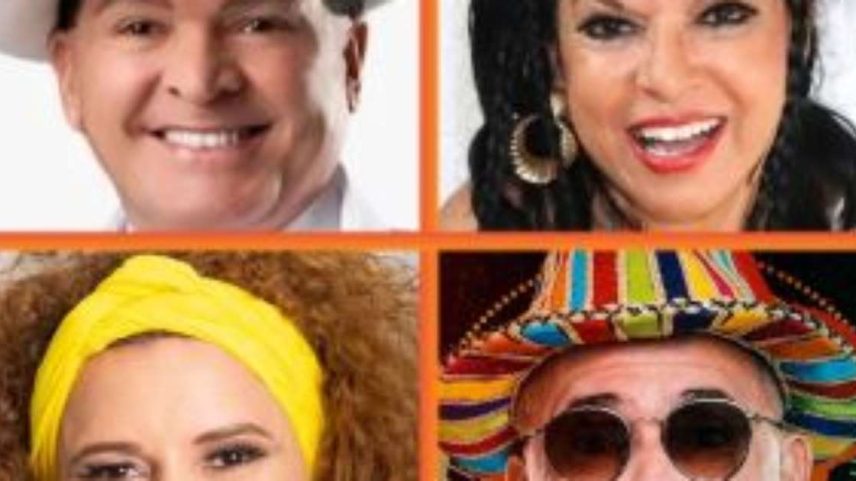 Alcymar Monteiro, Cylene Araújo, Gerlane Lopes e Geraldinho Lins.