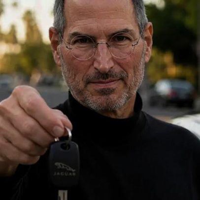 Secretária de Steve Jobs chega atrasada; Jobs dá Jaguar novo para nunca mais atrasar