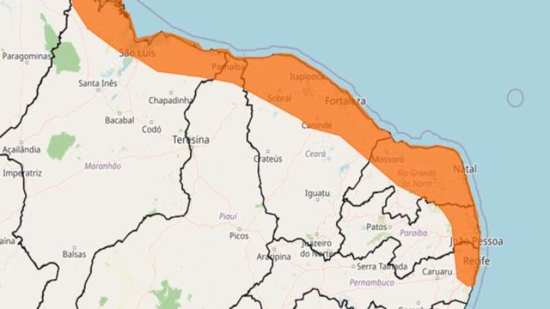 Ao menos seis pessoas morreram em Pernambuco e na Paraíba; região Sul também está em alerta