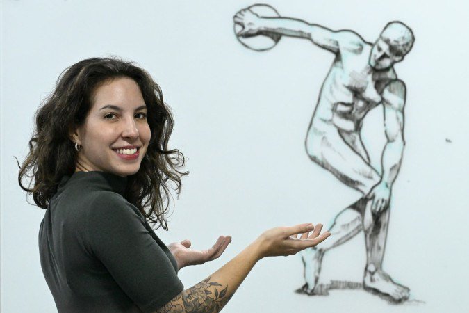 Camilla Dantas, professora de artes, inspirou José Ferreira