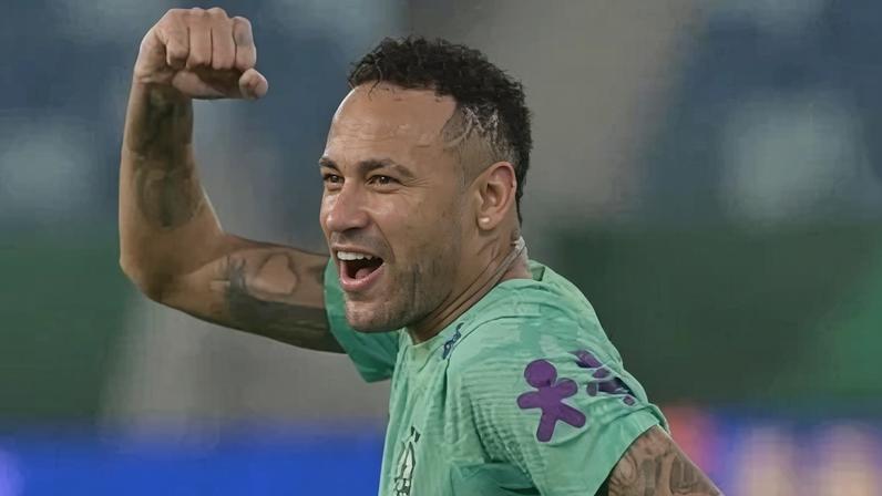 Convocação de Neymar levanta mais dúvidas: pode ser titular ou se adaptará à reserva? - (crédito: Nelson Almeida/AFP)
