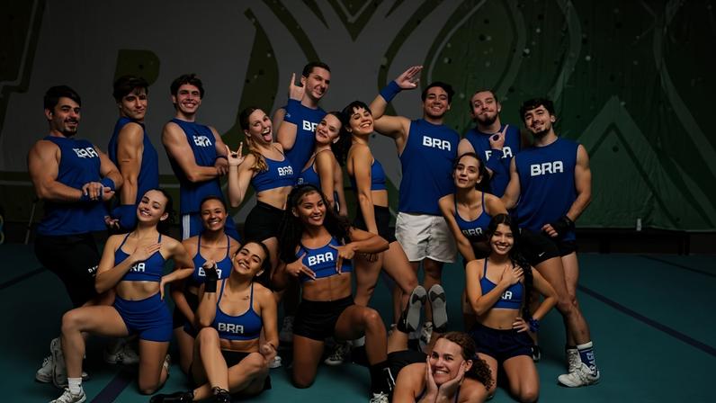 Team UnB representa o Brasil no Mundial Universitário de Cheerleading, na Suécia - (crédito: Marcos Máximo / Diretoria Team UnB)