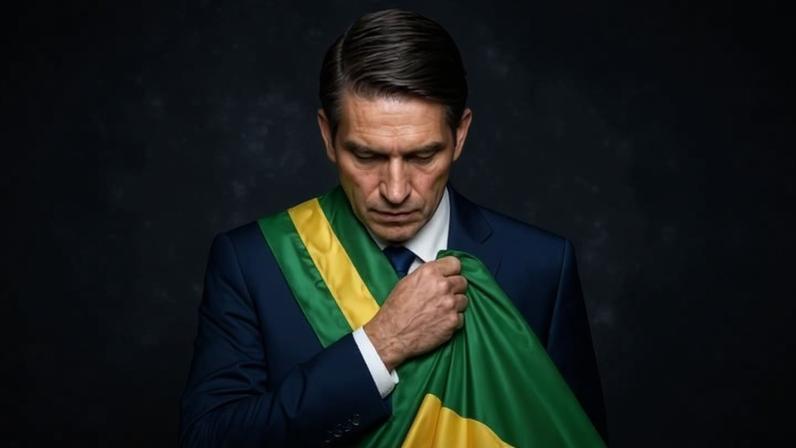 Escândalos em torno do filme "Dark Horse" colocam o senador no centro de crise política às vésperas da eleição - (crédito: Divulgação)