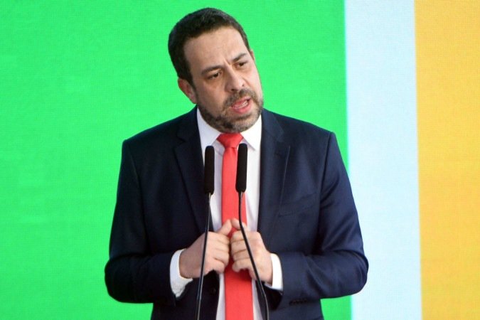 Manifestação do ministro Guilherme Boulos repercutiu um áudio vazado em que o pré-candidato do PL à presidência pediu ao então sócio do Banco Master, Daniel Vorcaro, o montante de R$ 134 milhões para financiar um filme sobre o ex-presidente Jair Bolsonaro - (crédito: Ed Alves/CB/D.A Press)