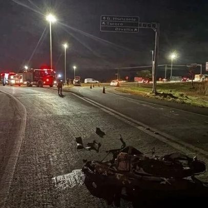 Colisão entre carro e moto deixa dois mortos na BR-251, em São Sebastião