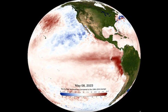 Fenômeno climático, somado ao aquecimento global, ameaça ampliar secas, chuvas extremas e ondas de calor em diversas regiões do planeta - (crédito: Perceval44170 - Wikimédia Commons)