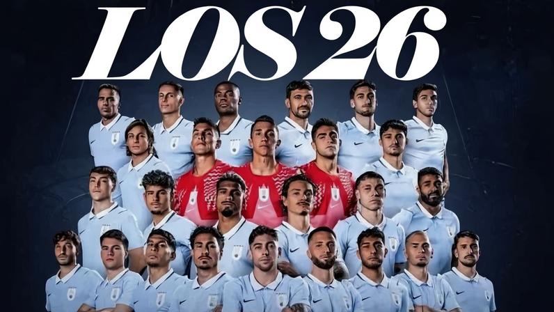 Convocados do Uruguai para a Copa do Mundo - (crédito: Divulgação/AUF)