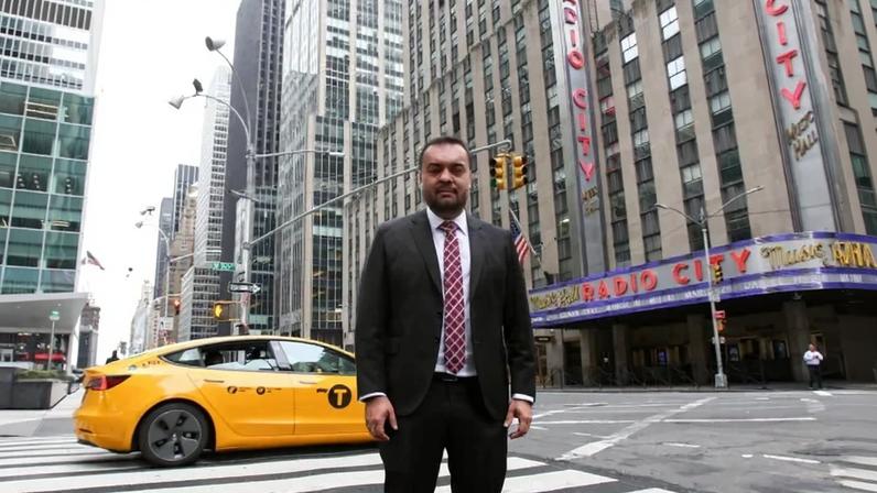 Ex-governador Cláudio Castro em Nova York, em 2022 - (crédito: Divulgação/Governo do RJ)