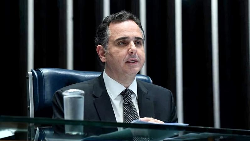 Segundo ele, a escolha foi amadurecida após deixar o comando da Casa Legislativa, em fevereiro deste ano - (crédito: Marcos Oliveira/Agência Senado)