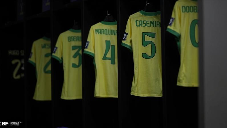 Na letra, o futebol surge como expressão de identidade nacional, memória coletiva e orgulho popular - (crédito: Foto: Rafael Ribeiro / CBF)