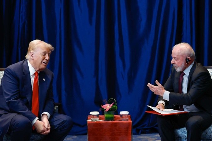 Os presidentes Trump e Lula se encontraram em outubro passado, na Malásia - (crédito: Ricardo Stuckert / PR)
