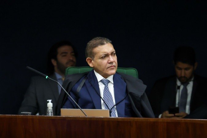 Nunes Marques foi sorteado como relator do pedido de Bolsonaro para que sua condenação seja anulada - (crédito: Gustavo Moreno / STF)