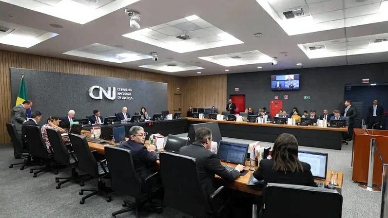 Plenário do CNJ: pela proposta, magistrados de todo o país passarão a ter os vencimentos concentrados em um único demonstrativo mensal - (crédito: Luiz Silveira/CNJ)