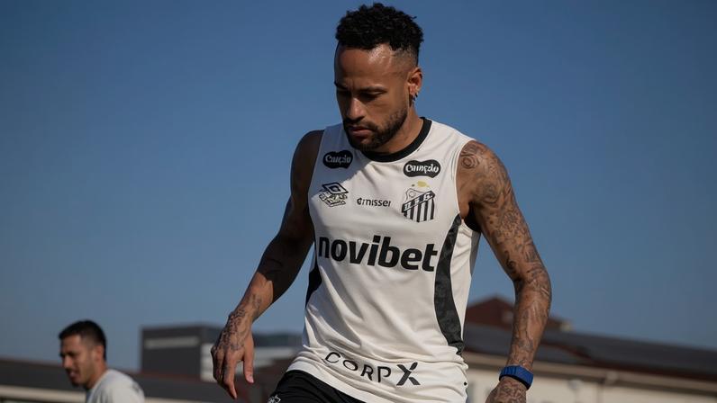 Neymar está no epicentro de nova polêmica - (crédito: Foto: Raul Baretta/Santos)
