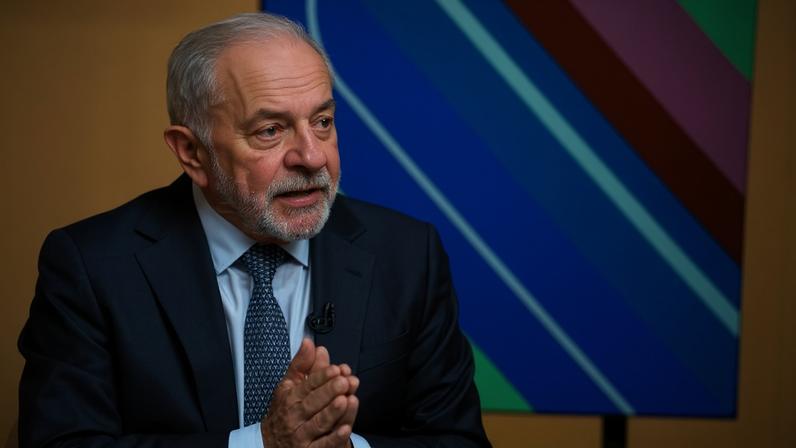 Presidente da República, Luiz Inácio Lula da Silva, durante rEntrevista ao programa Sem Censura, nos estúdios da EBC. Rio de Janeiro - RJ. - (crédito: Ricardo Stuckert / PR)
