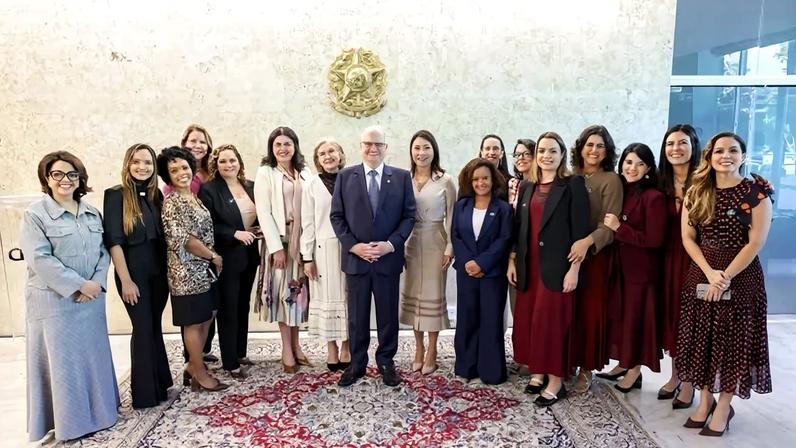 Fachin destacou avanços significativos nos primeiros 100 dias do Pacto Nacional Brasil contra o Feminicídio - (crédito: Gustavo Moreno/STF)
