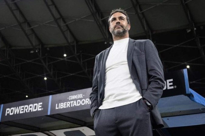 Artur Jorge comemora classificação do Cruzeiro - (crédito: Foto: Gustavo Aleixo / Cruzeiro)