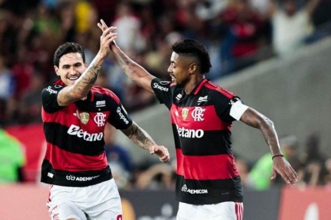 Bruno Henrique resolveu para o Flamengo nos minutos finais da partida - (crédito: Gilvan de Souza/Flamengo)