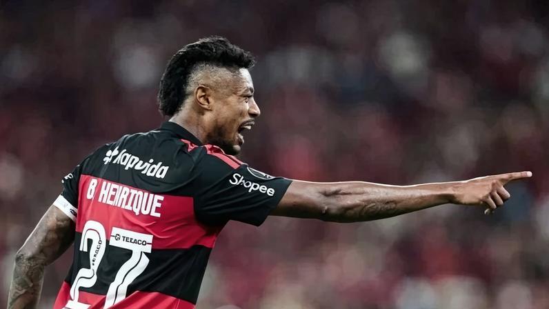 Bruno Henrique faz dois gols e ajuda a levar o Flamengo à vitória por 3 a 0 sobre o Cusco na Libertadores - (crédito: Foto: Gilvan de Souza / Flamengo)