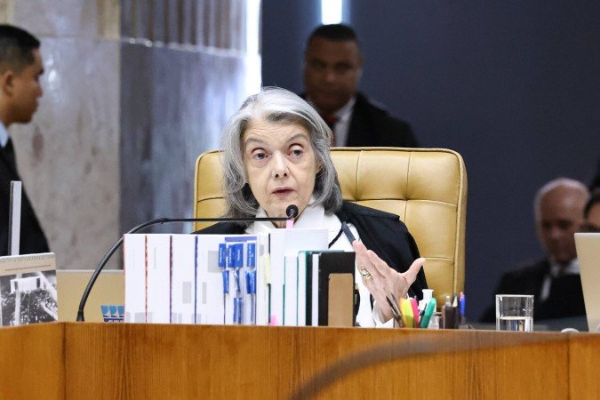 "O preconceito contra a mulher continua na ordem do dia, da maneira mais cruel", lamentou a magistrada - (crédito: Antonio Augusto/STF)