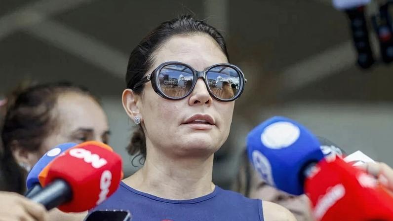 A ex-primeira-dama, Michelle Bolsonaro - (crédito: Sergio Lima / AFP)