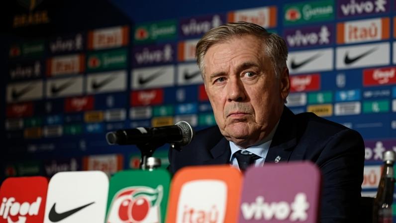 Ancelotti participará do Jornal Nacional após convocação para Copa - (crédito: Foto: Rafael Ribeiro / CBF)