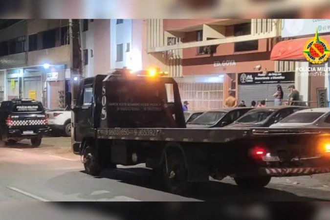 O suspeito foi encaminhado à 1ª Delegacia de Polícia (Asa Sul) - (crédito: Divulgação/PMDF)