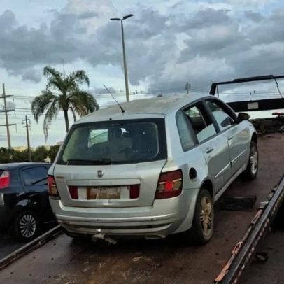 Carro com R$ 15 mil em débitos é apreendido no Recanto das Emas