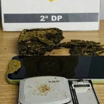 Homem que entregava drogas a pé é preso