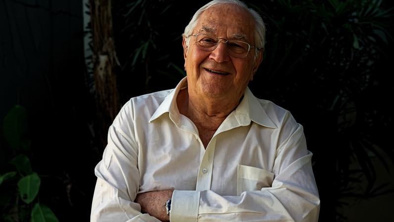O jornalista Boris Casoy, de 85 anos - (crédito: Reprodução do site antenalove.com.br/noticia)