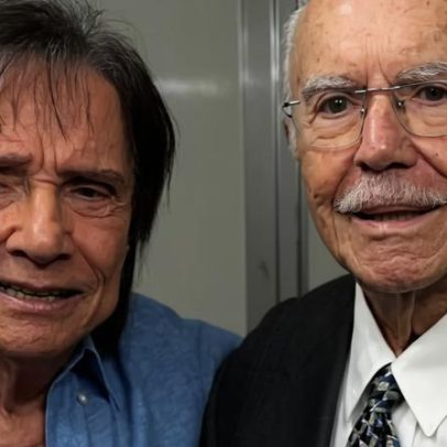 José Sarney prestigia show de Roberto Carlos em São Luís