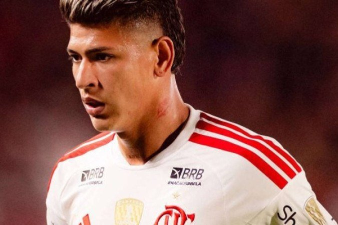 Carrascal em ação pelo Flamengo na Libertadores - (crédito: Foto: Adriano Fontes/Flamengo)