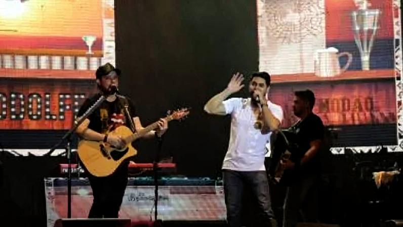 Show de Israel e Rodolfo, no Taguaparque em comemoração ao feriado do Dia do Trabalhador, em 2019 - (crédito: Wallace Martins/Esp. CB/D.A Press)