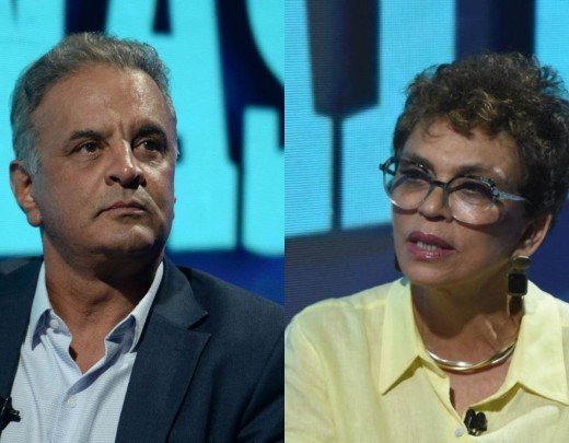 Aécio Neves e Marília Campos; Neste ano, cada estado elege dois nomes para o Senado - (crédito: Túlio Santos/EM/D.A.Press e Gladyston Rodrigues/EM/D.A Press)