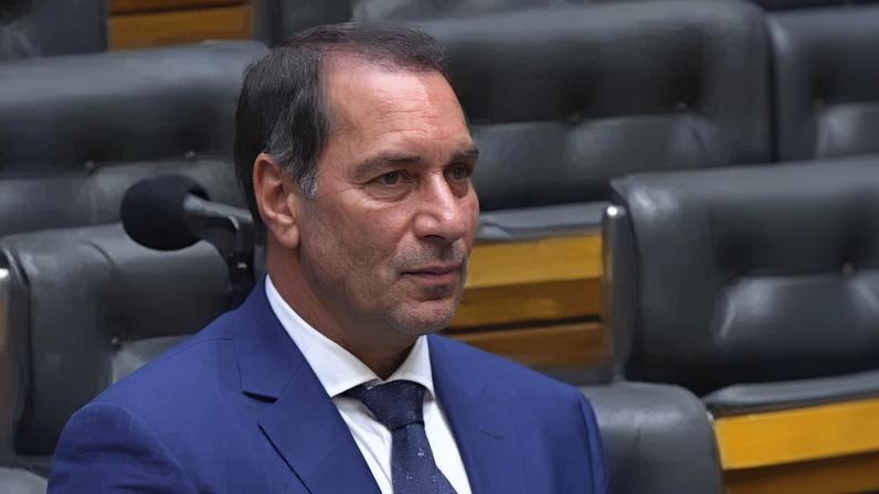 Edmundo em visita à Câmara dos Deputados - (crédito: TV Câmara/Reprodução)