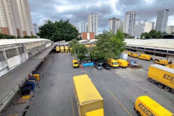 O centro logístico na Vila Leopoldina, em São Paulo, é o principal destaque - (crédito: Divulgação/Correios)